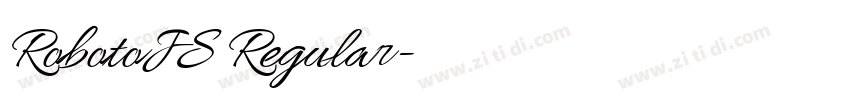 RobotoJS Regular字体转换 RobotoJS Regular字体转换